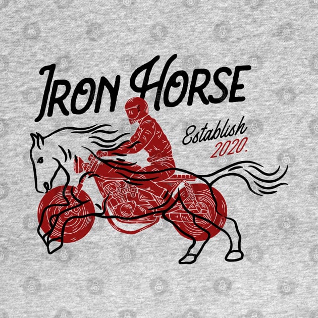 Iron Horse (white) by Surururr